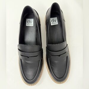 DV BY Dolce Vita Thurman Woman’s Black Loafers Flat Stitch Fix size 8.5